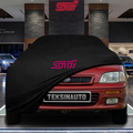 Subaru Justy 2 (1989 - 1995)  Custom Fit Indoor Car Cover Soft Stretch Black Gray Blue Red Dust Protection Garage Cover Laser Cut + Bag