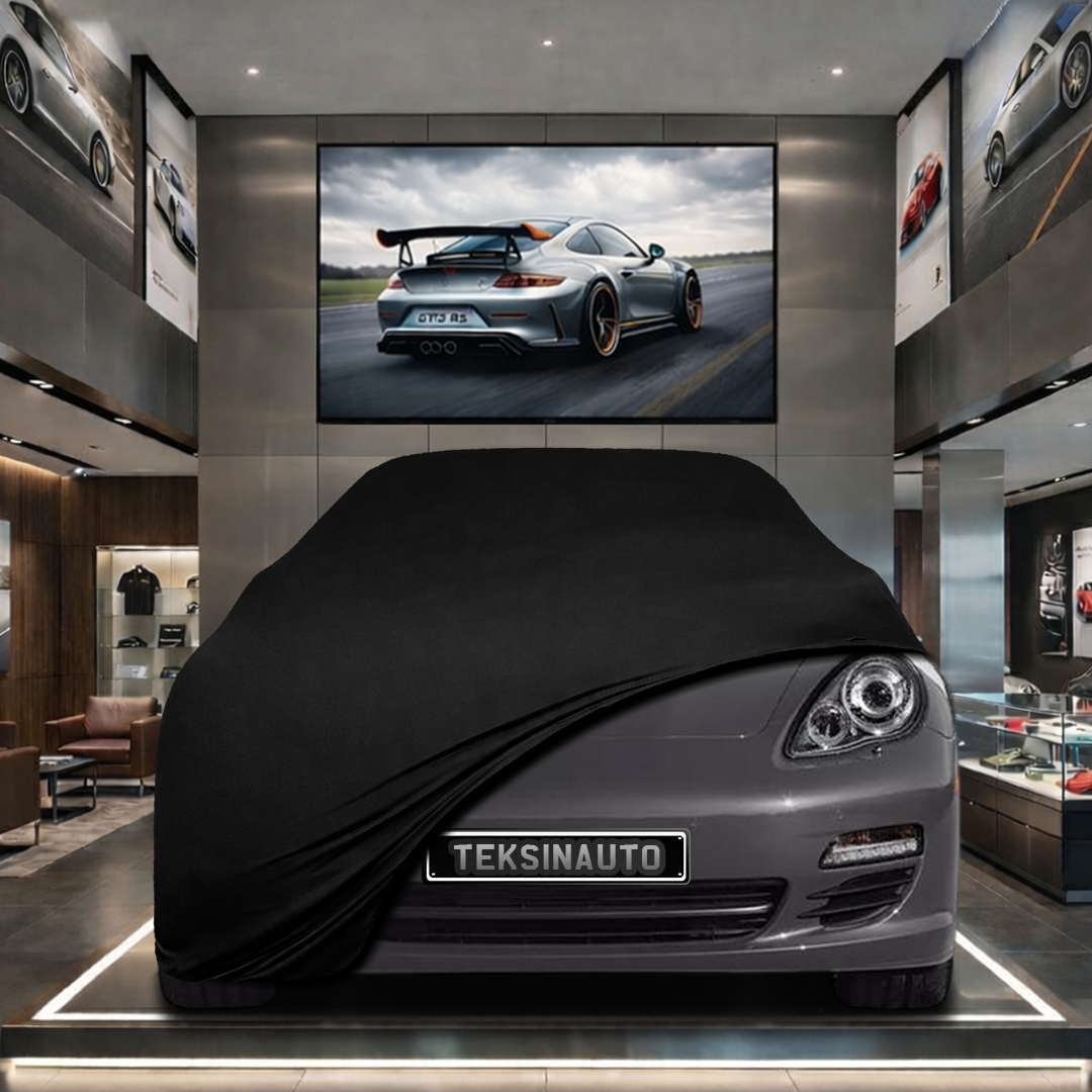 Porsche Panamera (G1-2-G2-2) Custom Fit Indoor Car Cover Soft Stretch Black Gray Blue Red Dust Protection Garage Cover Laser Cut + Bag