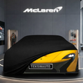 McLaren P1 (2013-2015) Custom Fit Indoor Car Cover Soft Stretch Black Gray Blue Red Dust Protection Garage Cover Laser Cut + Bag