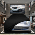 PORSCHE 911 996 2000-2006 Custom Fit Indoor Car Cover Soft Stretch Black Gray Blue Red Dust Protection Garage Cover Laser Cut + Bag