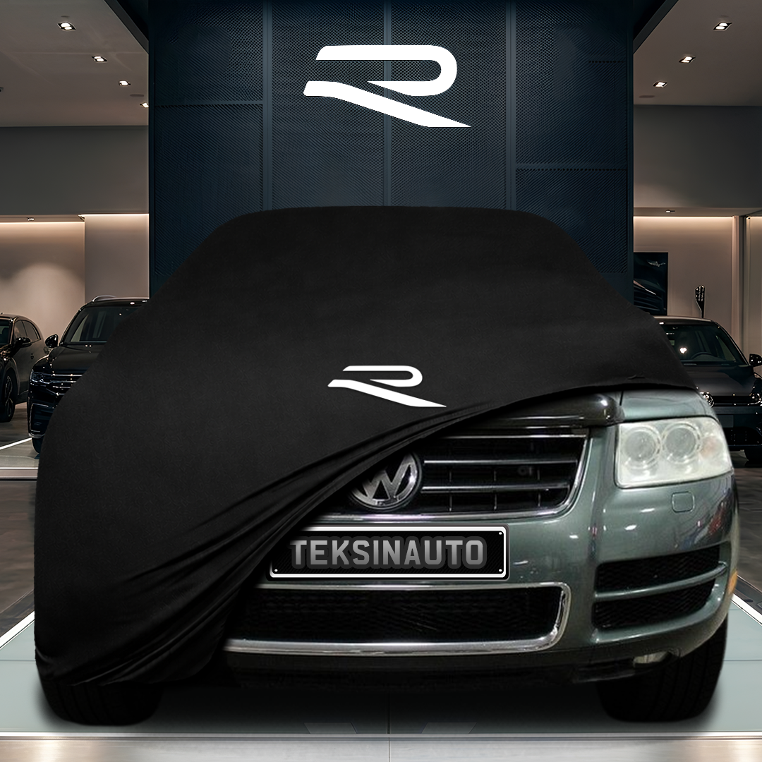 Volkswagen Touareg 1 (7L) (2002-2010) Custom Fit Indoor Car Cover Soft Stretch Black Gray Blue Red Dust Protection Garage Cover Laser Cut + Bag
