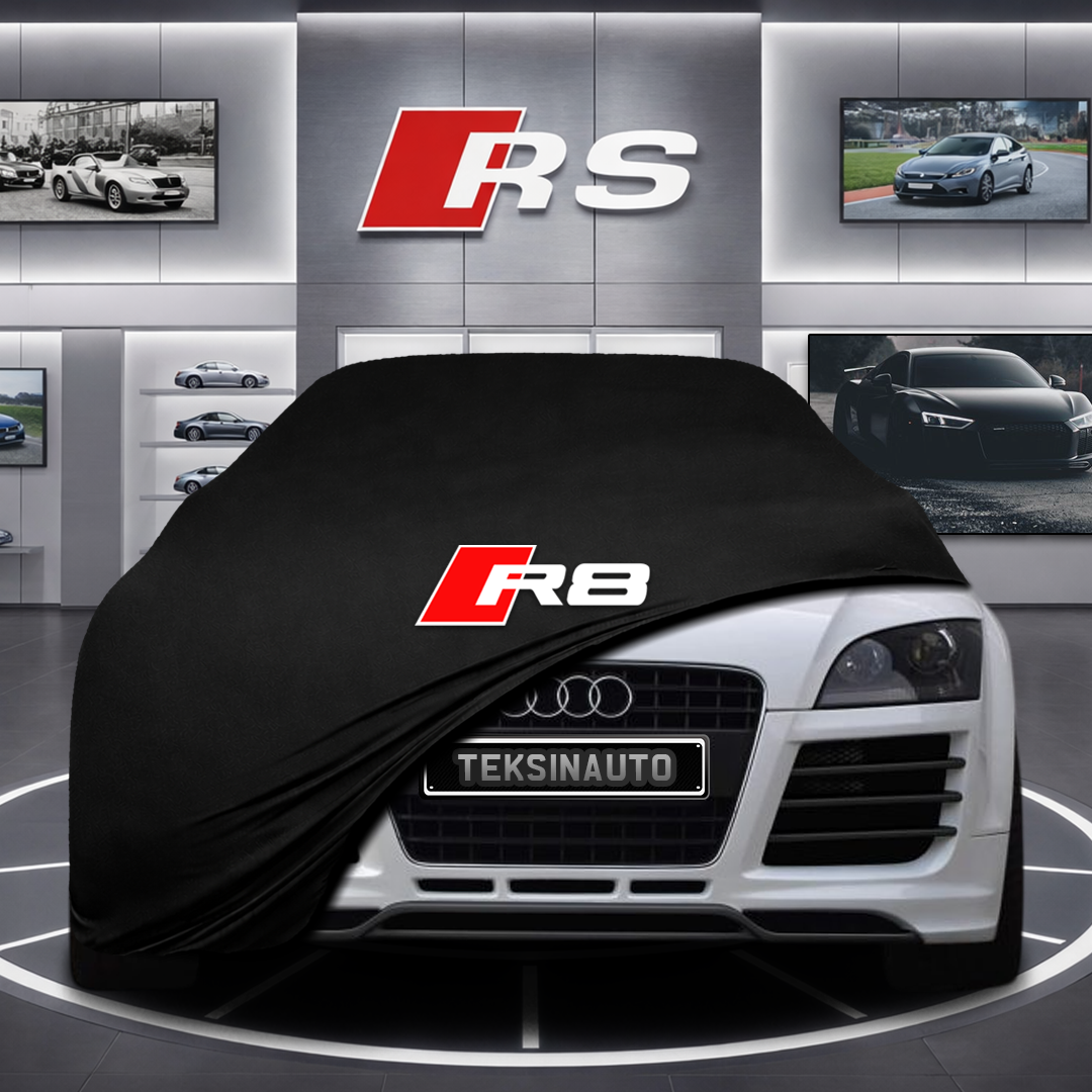 AUDİ TTS 8J Custom Fit Indoor Car Cover Soft Stretch Black Gray Blue Red Dust Protection Garage Cover Laser Cut + Bag