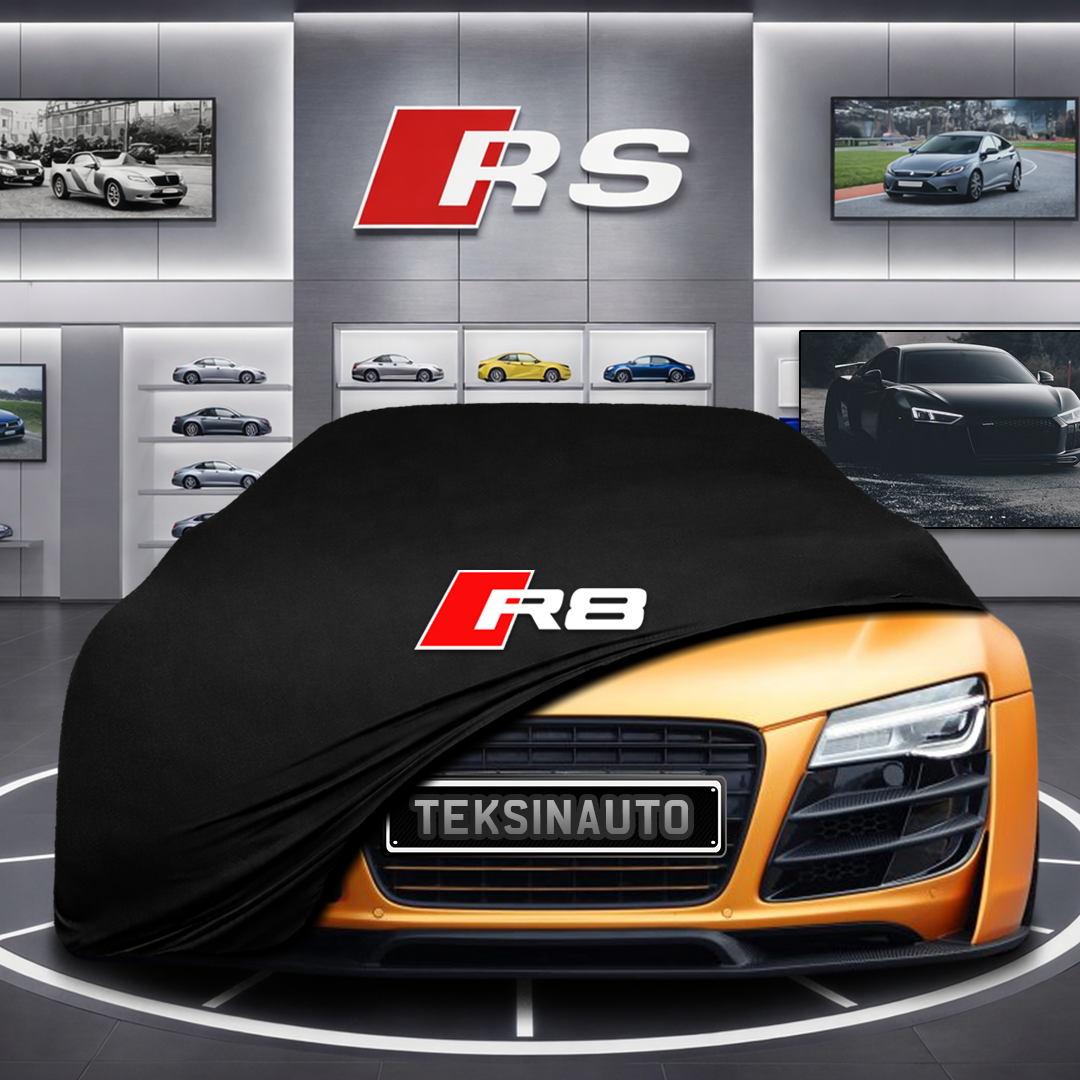 AUDİ R8 42 Custom Fit Indoor Car Cover Soft Stretch Black Gray Blue Red Dust Protection Garage Cover Laser Cut + Bag