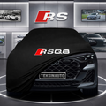AUDİ Q8 4M Custom Fit Indoor Car Cover Soft Stretch Black Gray Blue Red Dust Protection Garage Cover Laser Cut + Bag