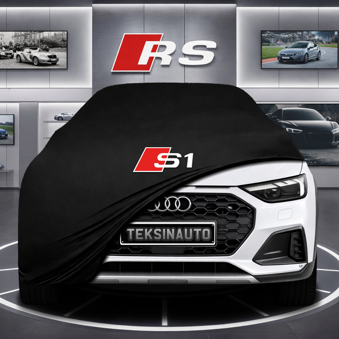 AUDİ A1 ALLSTREET 2022- Custom Fit Indoor Car Cover Soft Stretch Black Gray Blue Red Dust Protection Garage Cover Laser Cut + Bag