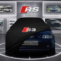 AUDİ A3 8L 1996-2000 Custom Fit Indoor Car Cover Soft Stretch Black Gray Blue Red Dust Protection Garage Cover Laser Cut + Bag
