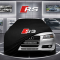 AUDİ A3 8P Custom Fit Indoor Car Cover Soft Stretch Black Gray Blue Red Dust Protection Garage Cover Laser Cut + Bag