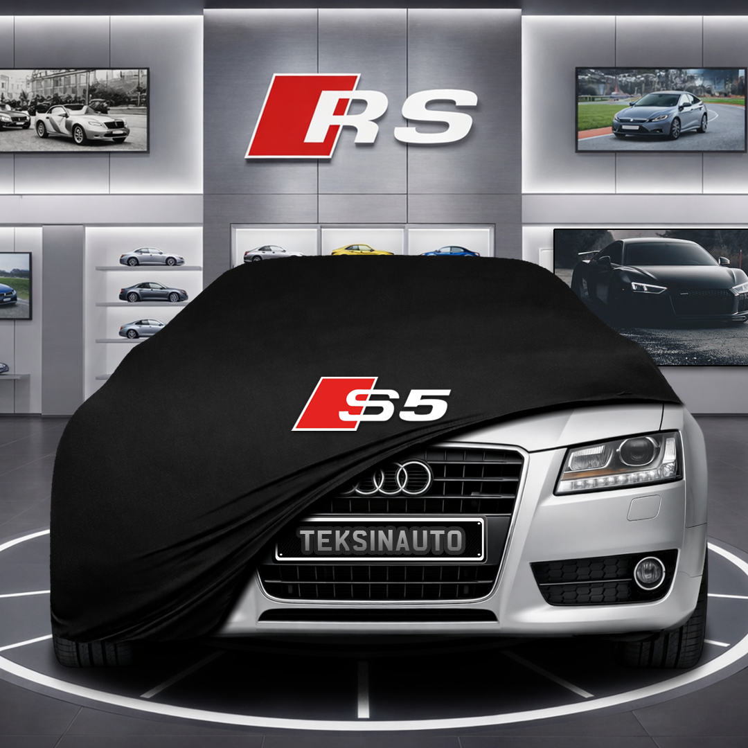 AUDİ A5 8TA SPORTBACK 2009-2011 Custom Fit Indoor Car Cover Soft Stretch Black Gray Blue Red Dust Protection Garage Cover Laser Cut + Bag