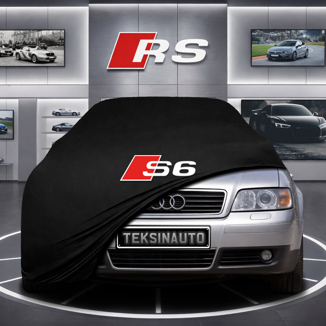 AUDİ A6 C5 Custom Fit Indoor Car Cover Soft Stretch Black Gray Blue Red Dust Protection Garage Cover Laser Cut + Bag