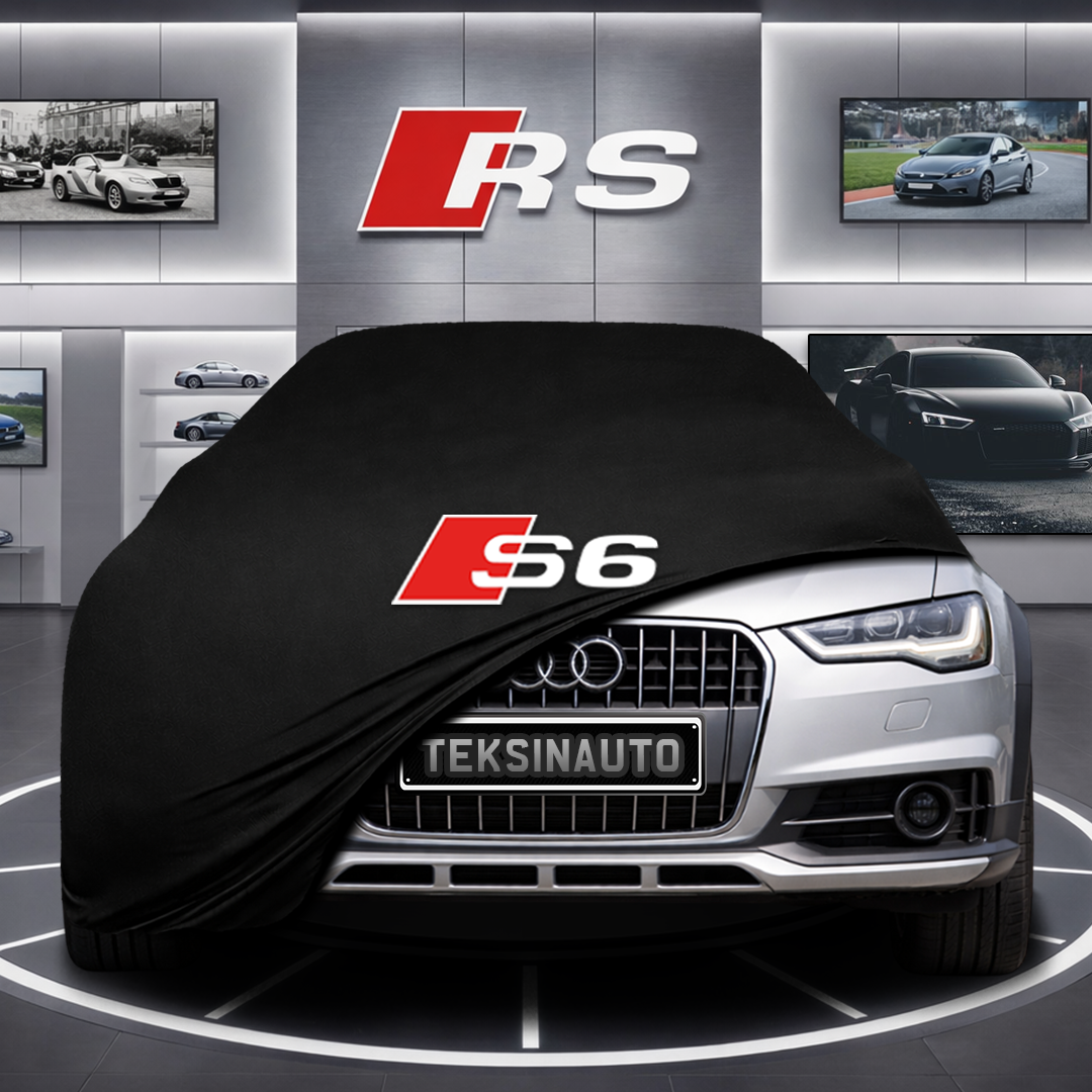 AUDİ A6 C7 Custom Fit Indoor Car Cover Soft Stretch Black Gray Blue Red Dust Protection Garage Cover Laser Cut + Bag