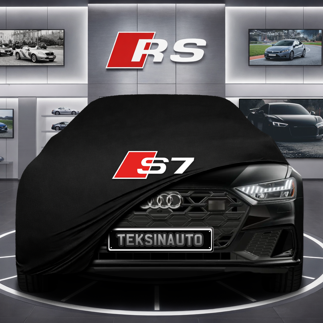AUDİ A7L 2021- Custom Fit Indoor Car Cover Soft Stretch Black Gray Blue Red Dust Protection Garage Cover Laser Cut + Bag