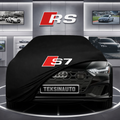AUDİ A7L 2021- Custom Fit Indoor Car Cover Soft Stretch Black Gray Blue Red Dust Protection Garage Cover Laser Cut + Bag