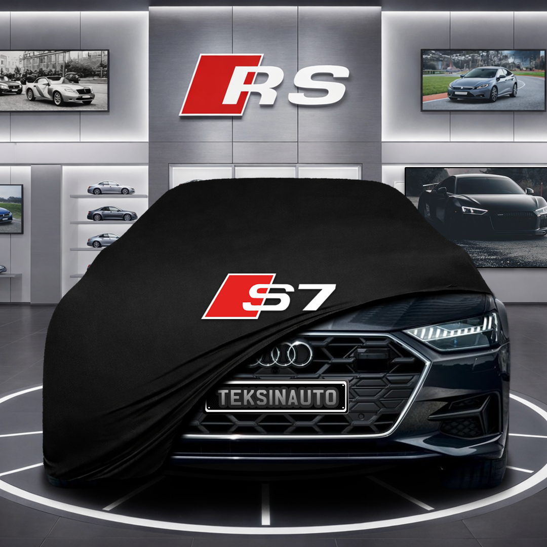 AUDİ A7 C8 Custom Fit Indoor Car Cover Soft Stretch Black Gray Blue Red Dust Protection Garage Cover Laser Cut + Bag