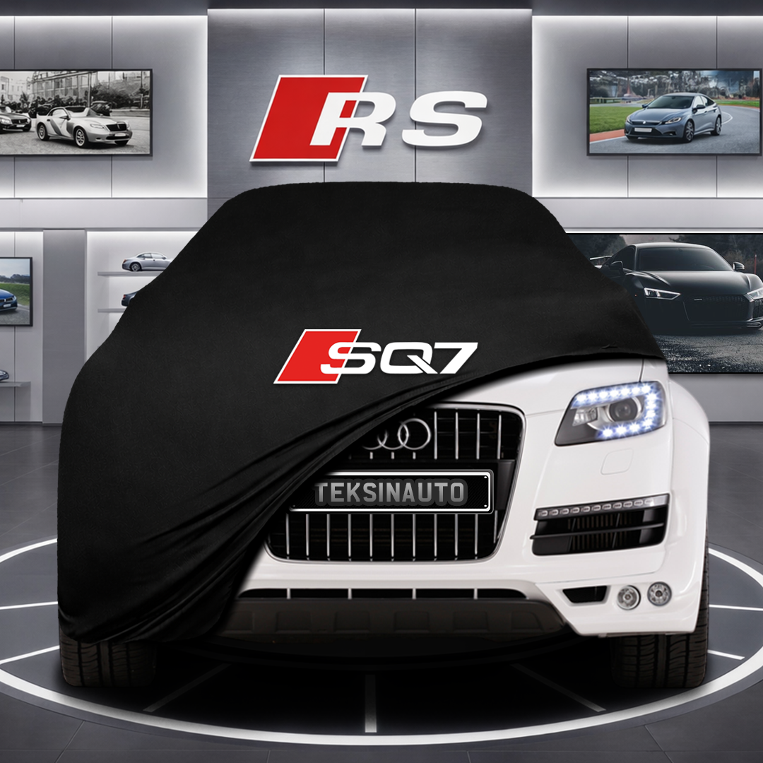 AUDİ Q7 4L Custom Fit Indoor Car Cover Soft Stretch Black Gray Blue Red Dust Protection Garage Cover Laser Cut + Bag