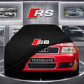 AUDİ A8 D2 Custom Fit Indoor Car Cover Soft Stretch Black Gray Blue Red Dust Protection Garage Cover Laser Cut + Bag