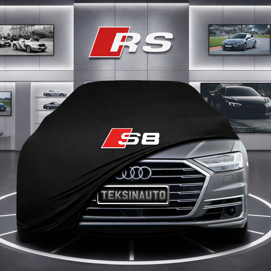 AUDİ A8 D5 Custom Fit Indoor Car Cover Soft Stretch Black Gray Blue Red Dust Protection Garage Cover Laser Cut + Bag