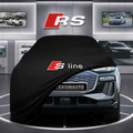 AUDİ Q6 GF E-TRON Custom Fit Indoor Car Cover Soft Stretch Black Gray Blue Red Dust Protection Garage Cover Laser Cut + Bag