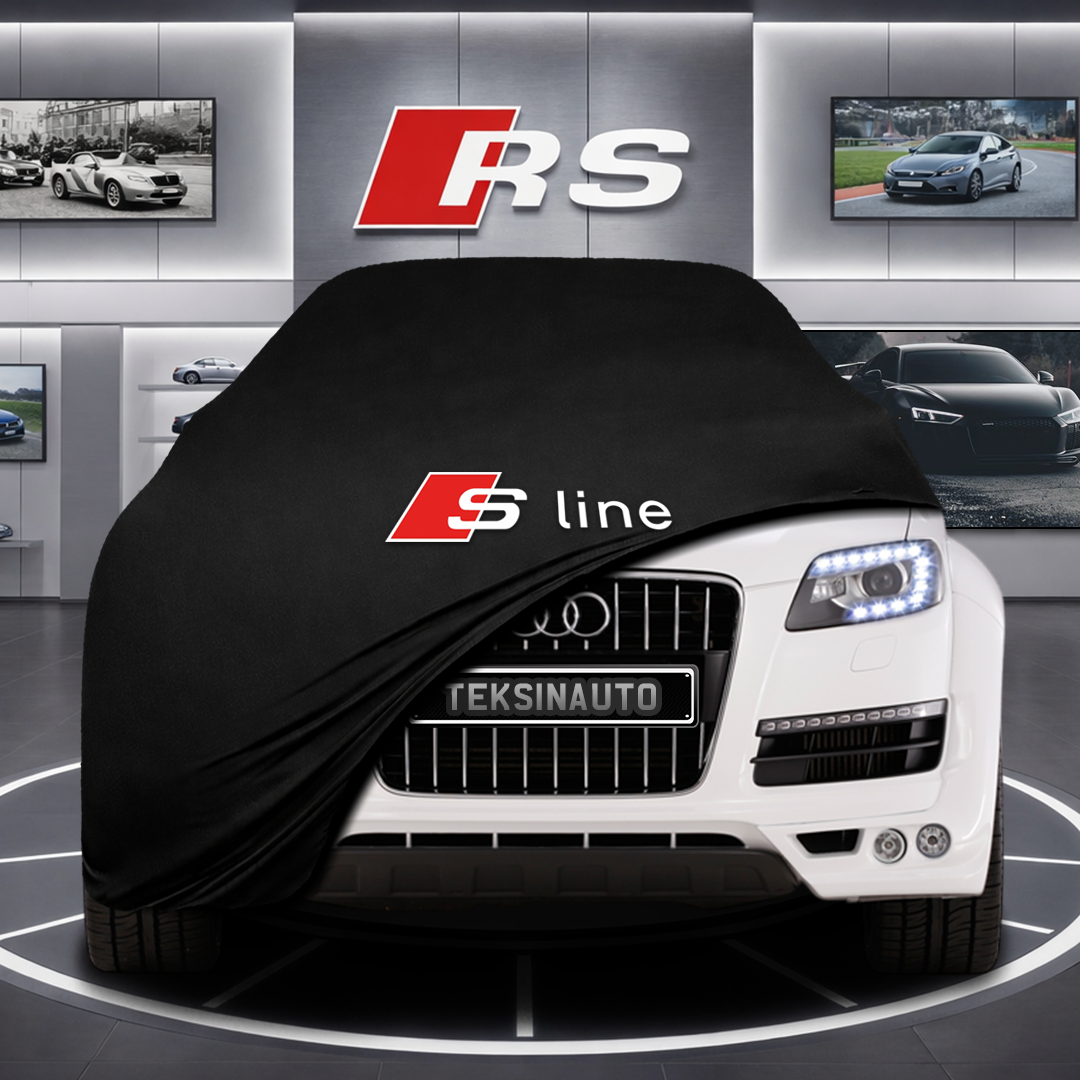 AUDİ Q7 4L Custom Fit Indoor Car Cover Soft Stretch Black Gray Blue Red Dust Protection Garage Cover Laser Cut + Bag
