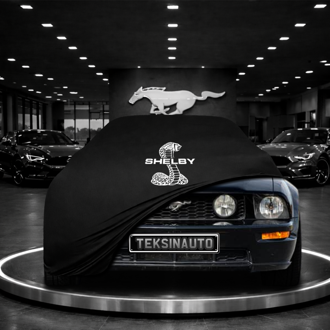 MUSTANG 5 2005-2014 Custom Fit Indoor Car Cover Soft Stretch Black Gray Blue Red Dust Protection Garage Cover Laser Cut + Bag