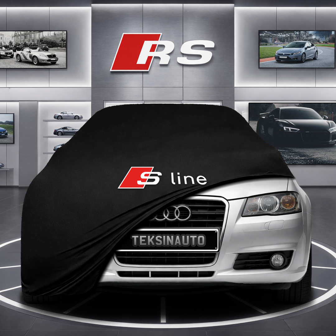 AUDİ A3 8P Custom Fit Indoor Car Cover Soft Stretch Black Gray Blue Red Dust Protection Garage Cover Laser Cut + Bag