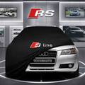 AUDİ A3 8P Custom Fit Indoor Car Cover Soft Stretch Black Gray Blue Red Dust Protection Garage Cover Laser Cut + Bag