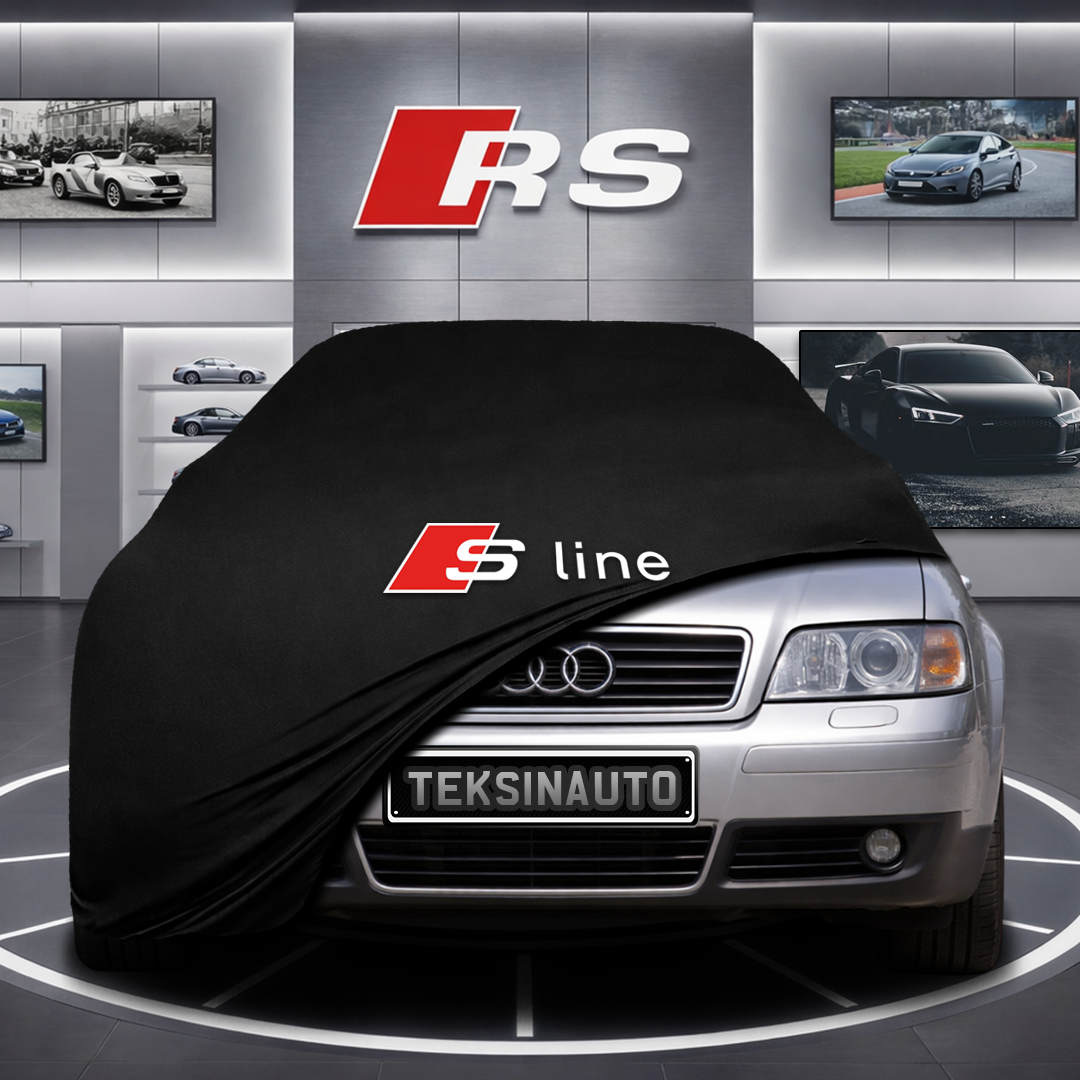 AUDİ A6 C5 Custom Fit Indoor Car Cover Soft Stretch Black Gray Blue Red Dust Protection Garage Cover Laser Cut + Bag