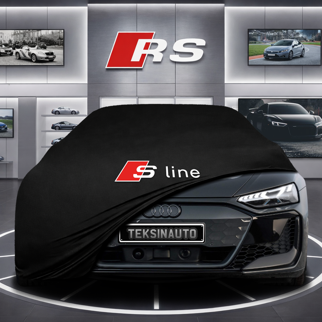 AUDİ E-TRON GT 2025- Custom Fit Indoor Car Cover Soft Stretch Black Gray Blue Red Dust Protection Garage Cover Laser Cut + Bag