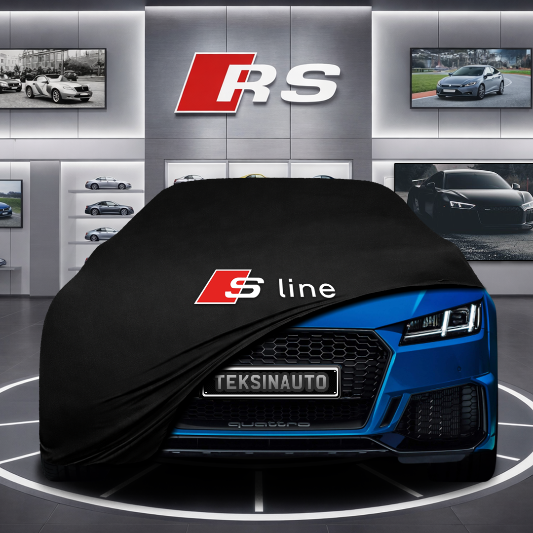 AUDİ TTS 8S Custom Fit Indoor Car Cover Soft Stretch Black Gray Blue Red Dust Protection Garage Cover Laser Cut + Bag