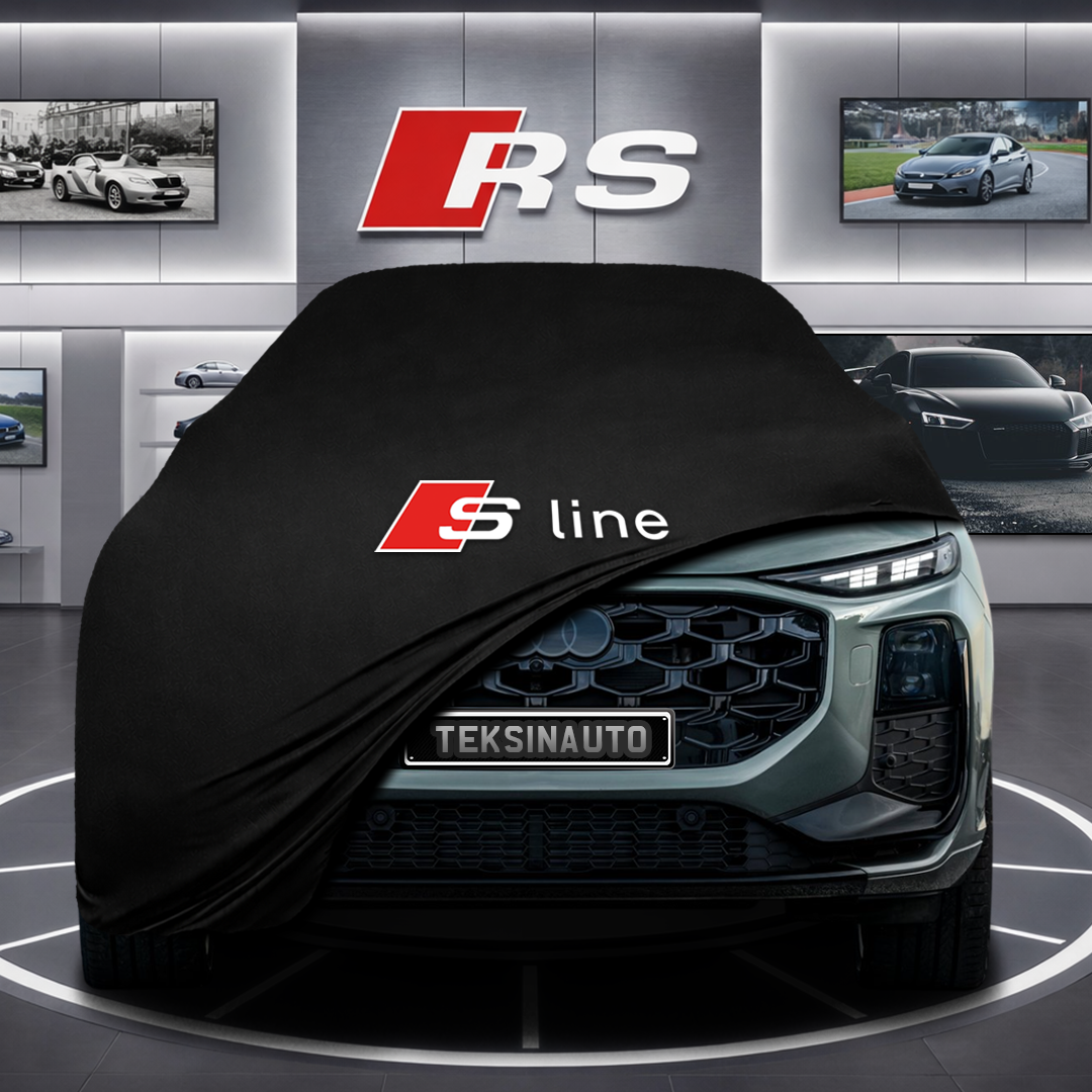 AUDİ Q3 FJ Custom Fit Indoor Car Cover Soft Stretch Black Gray Blue Red Dust Protection Garage Cover Laser Cut + Bag