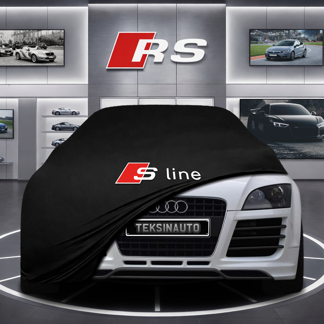 AUDİ TT RS 8J Custom Fit Indoor Car Cover Soft Stretch Black Gray Blue Red Dust Protection Garage Cover Laser Cut + Bag
