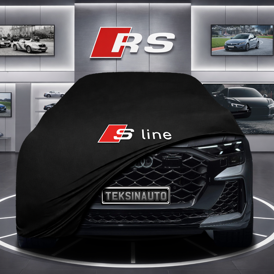 AUDİ Q8 4M Custom Fit Indoor Car Cover Soft Stretch Black Gray Blue Red Dust Protection Garage Cover Laser Cut + Bag