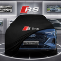 AUDİ Q8 E-TRON GE Custom Fit Indoor Car Cover Soft Stretch Black Gray Blue Red Dust Protection Garage Cover Laser Cut + Bag