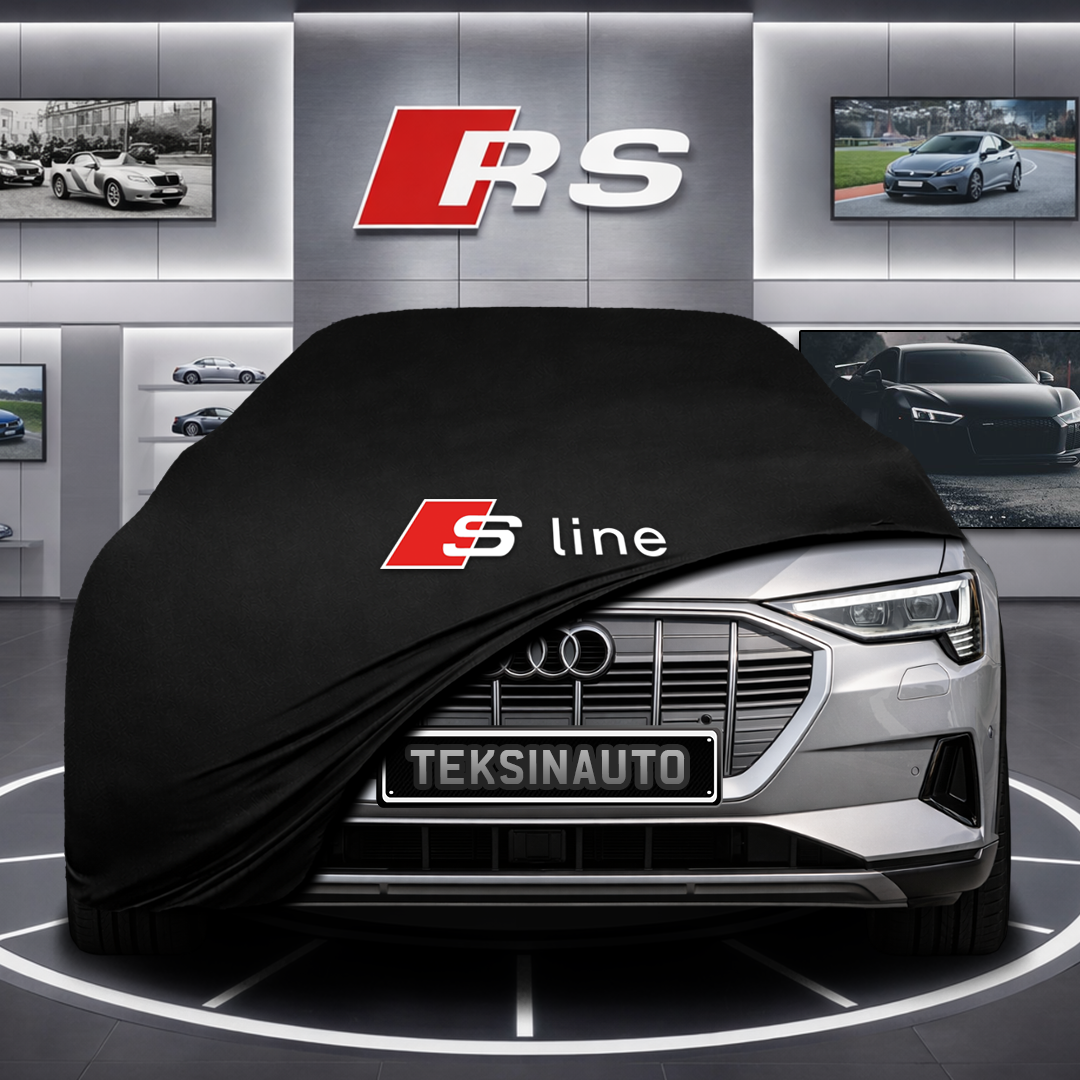 AUDİ E-TRON GE 2018-2022 Custom Fit Indoor Car Cover Soft Stretch Black Gray Blue Red Dust Protection Garage Cover Laser Cut + Bag
