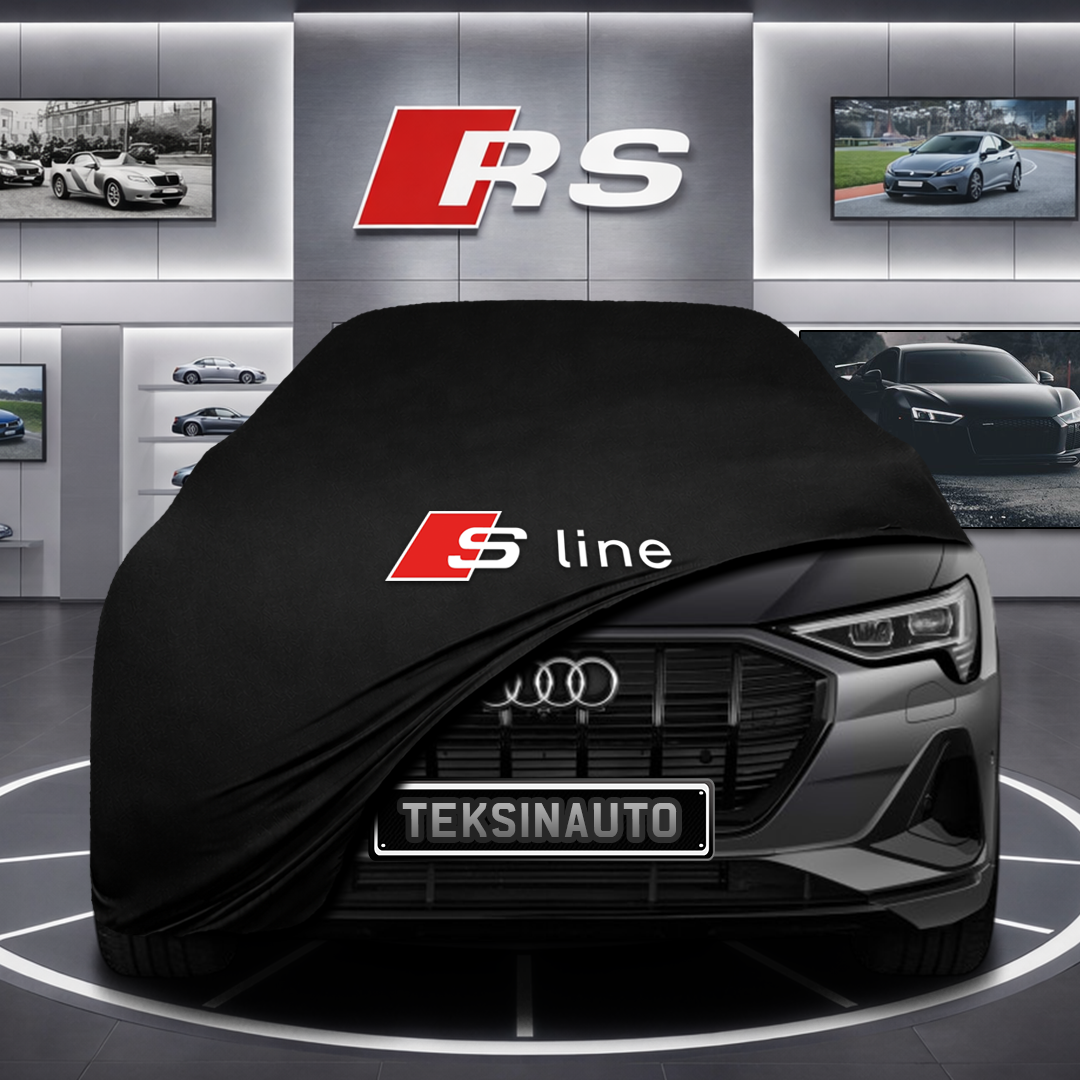 AUDİ Q5 E-TRON 2022- Custom Fit Indoor Car Cover Soft Stretch Black Gray Blue Red Dust Protection Garage Cover Laser Cut + Bag