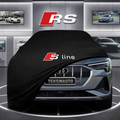 AUDİ E-TRON GE SPORTBACK 2018-2022 Custom Fit Indoor Car Cover Soft Stretch Black Gray Blue Red Dust Protection Garage Cover Laser Cut + Bag