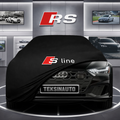 AUDİ A7L 2021- Custom Fit Indoor Car Cover Soft Stretch Black Gray Blue Red Dust Protection Garage Cover Laser Cut + Bag