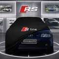 AUDİ A3 8L 1996-2000 Custom Fit Indoor Car Cover Soft Stretch Black Gray Blue Red Dust Protection Garage Cover Laser Cut + Bag