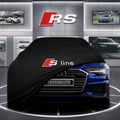 AUDİ A6 C8 Custom Fit Indoor Car Cover Soft Stretch Black Gray Blue Red Dust Protection Garage Cover Laser Cut + Bag
