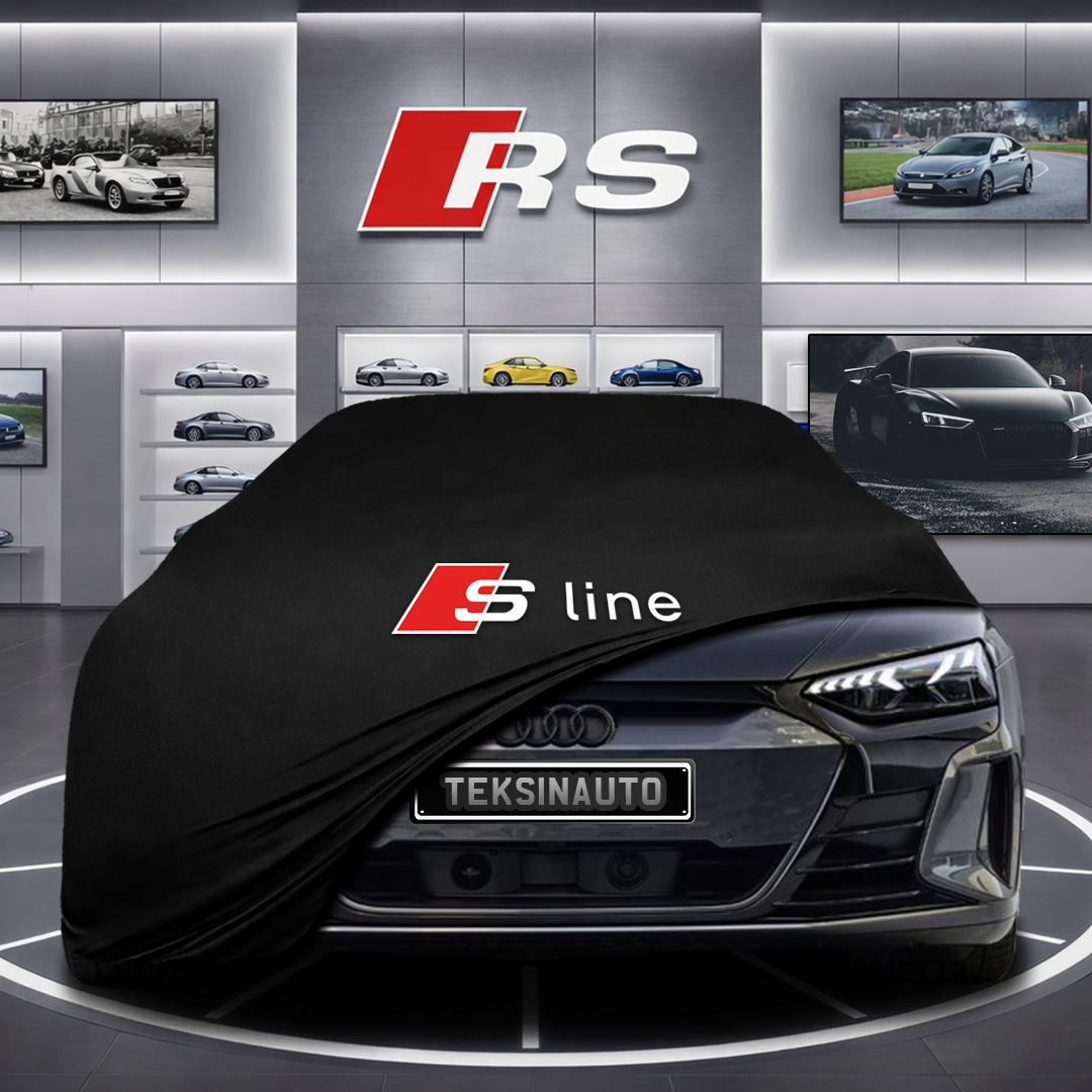 AUDİ E-TRON GT 2021-2024 Custom Fit Indoor Car Cover Soft Stretch Black Gray Blue Red Dust Protection Garage Cover Laser Cut + Bag