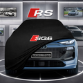 AUDİ Q6L GF E-TRON Custom Fit Indoor Car Cover Soft Stretch Black Gray Blue Red Dust Protection Garage Cover Laser Cut + Bag