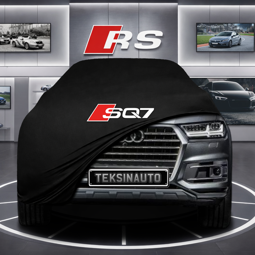 AUDİ Q7 4M 2015-2019 Custom Fit Indoor Car Cover Soft Stretch Black Gray Blue Red Dust Protection Garage Cover Laser Cut + Bag