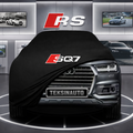 AUDİ Q7 4M 2015-2019 Custom Fit Indoor Car Cover Soft Stretch Black Gray Blue Red Dust Protection Garage Cover Laser Cut + Bag