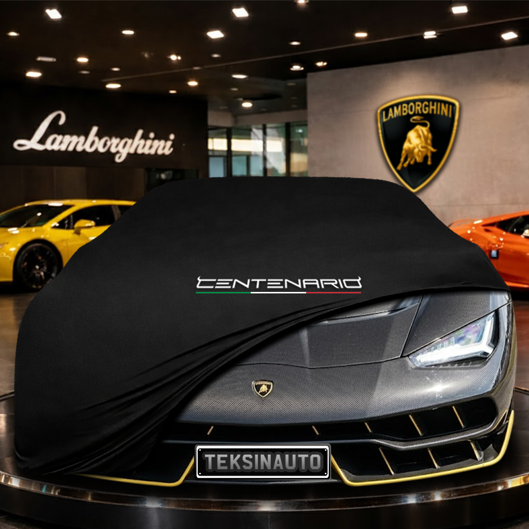 Lamborghini Centenario LP770-4 (2016-2018) Custom Fit Indoor Car Cover Soft Stretch Black Gray Blue Red Dust Protection Garage Cover Laser Cut + Bag