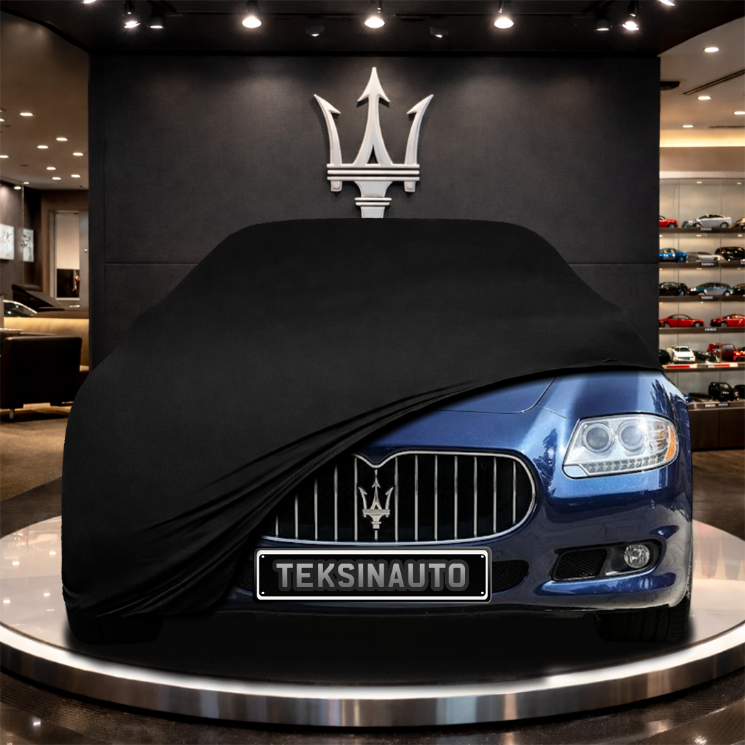 MASERATİ QUATTROPORTE (2003-2012) Custom Fit Indoor Car Cover Soft Stretch Black Gray Blue Red Dust Protection Garage Cover Laser Cut + Bag