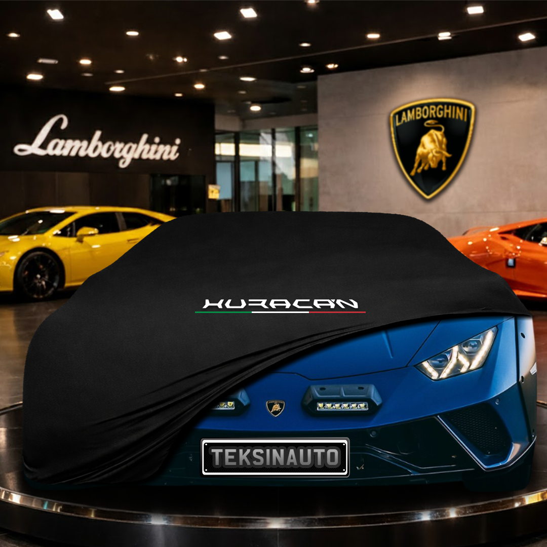 Lamborghini Huracan Sterrato (2023-) Custom Fit Indoor Car Cover Soft Stretch Black Gray Blue Red Dust Protection Garage Cover Laser Cut + Bag