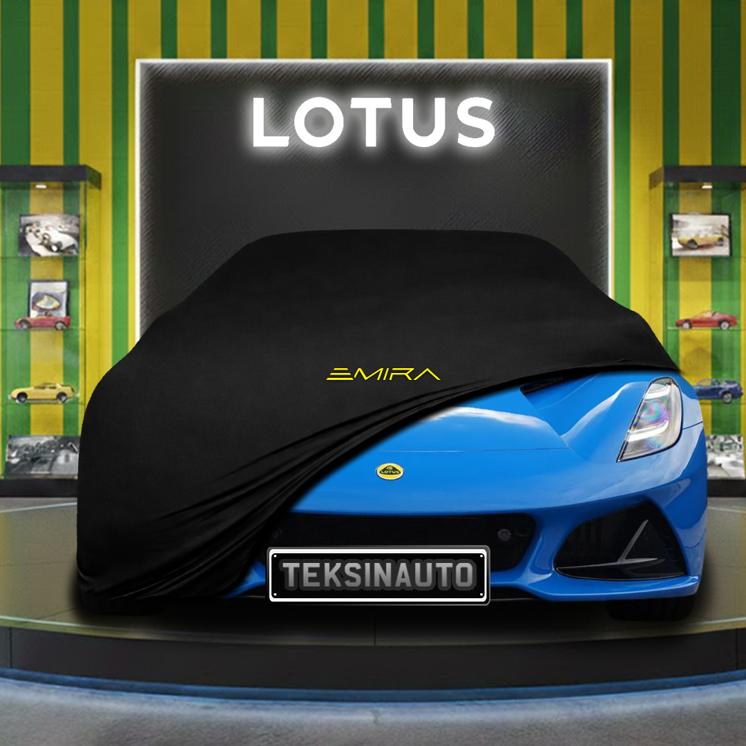 Lotus Emira (2022-) Custom Fit Indoor Car Cover Soft Stretch Black Gray Blue Red Dust Protection Garage Cover Laser Cut + Bag