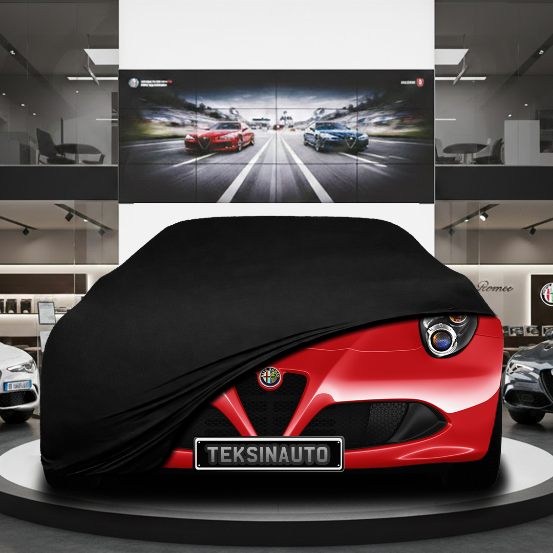 Alfa 8C Spider Roadster Custom Fit Indoor Car Cover Soft Stretch Black Gray Blue Red Dust Protection Garage Cover Laser Cut + Bag
