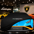 Lamborghini Huracan STO (2020-) Custom Fit Indoor Car Cover Soft Stretch Black Gray Blue Red Dust Protection Garage Cover Laser Cut + Bag