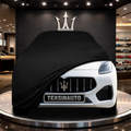 MASERATİ GRECALE (2022-) Custom Fit Indoor Car Cover Soft Stretch Black Gray Blue Red Dust Protection Garage Cover Laser Cut + Bag