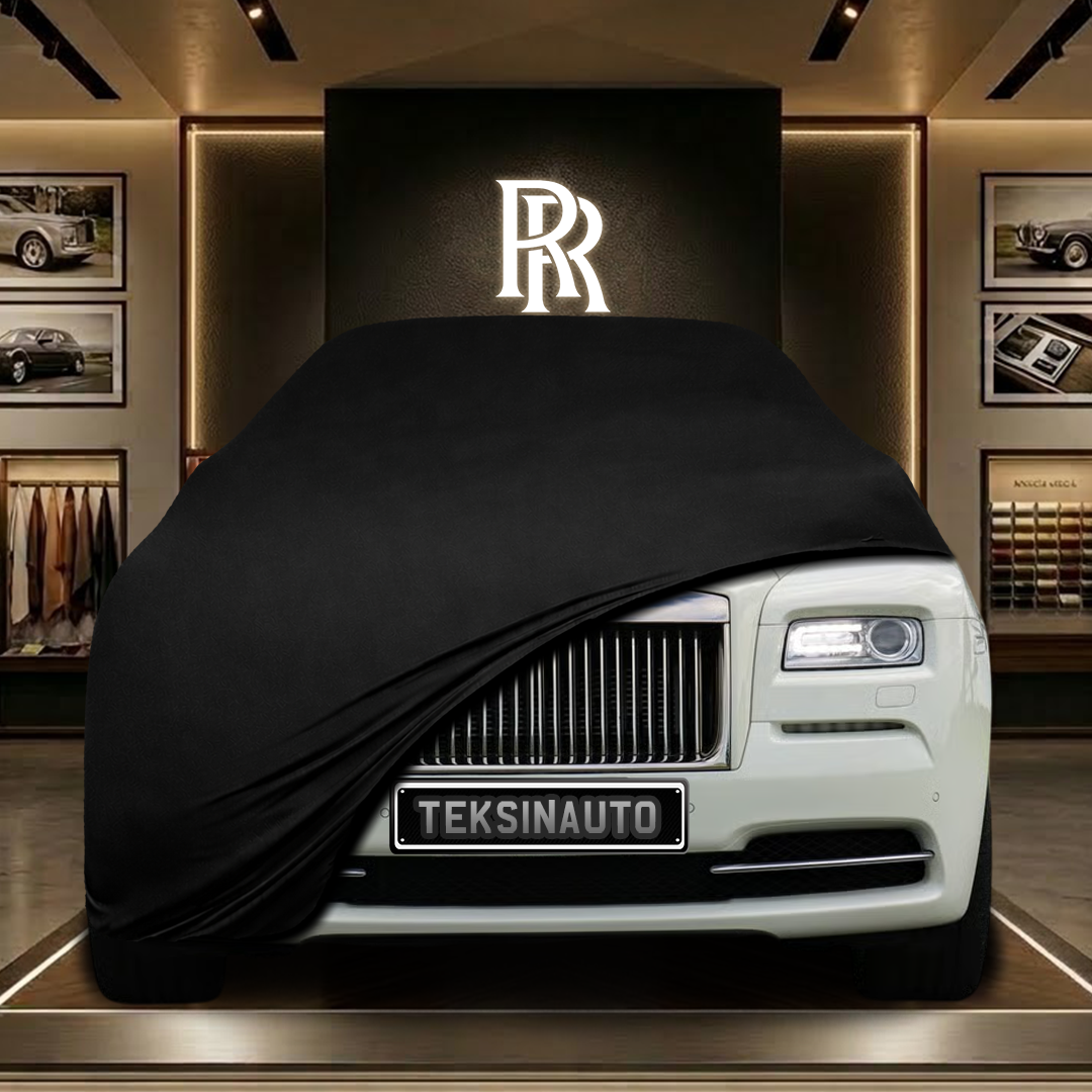 Rolls Royce Wraith (2013-) Custom Fit Indoor Car Cover Soft Stretch Black Gray Blue Red Dust Protection Garage Cover Laser Cut + Bag